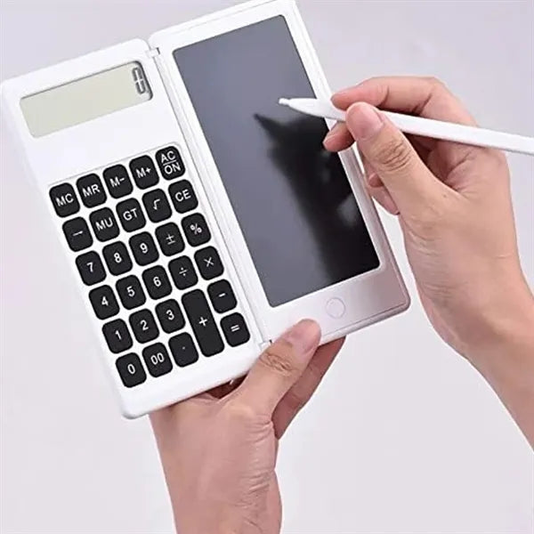 Dual Function Calculator with LCD Writing Pad