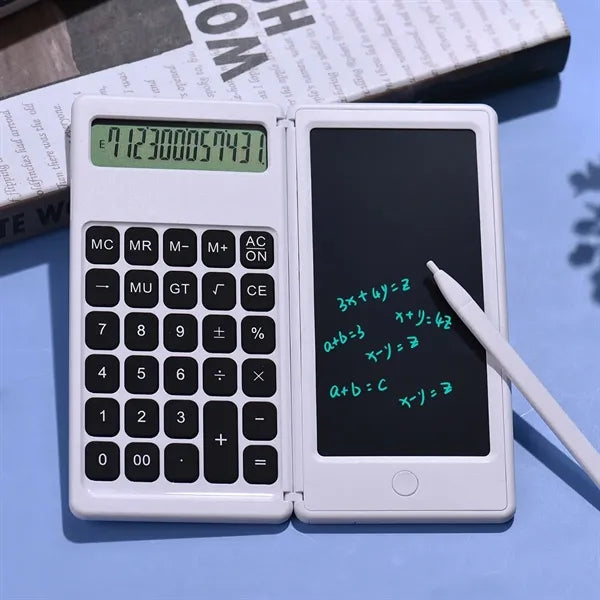 Dual Function Calculator with LCD Writing Pad