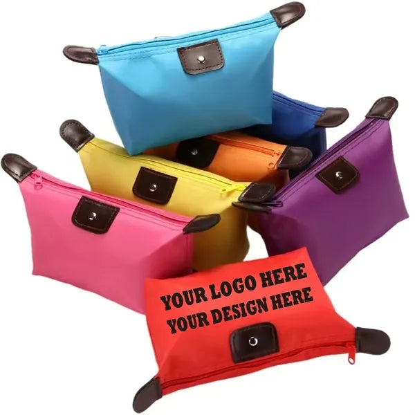 Compact Dumpling-Style Makeup Pouch