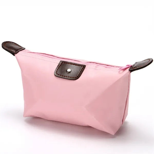 Compact Dumpling-Style Makeup Pouch