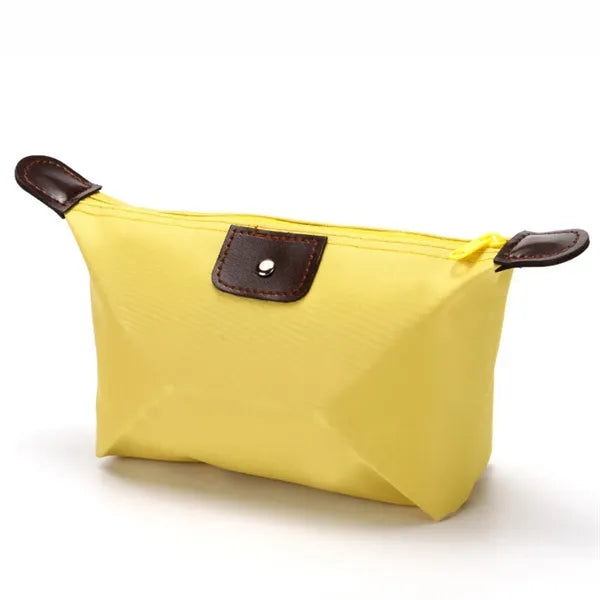 Compact Dumpling-Style Makeup Pouch