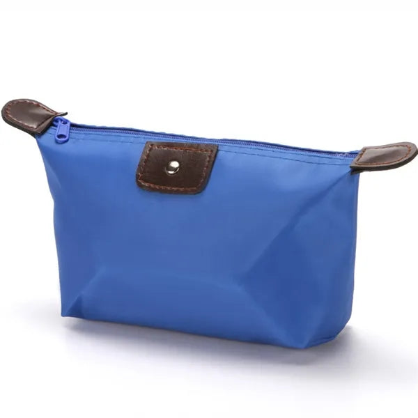 Compact Dumpling-Style Makeup Pouch