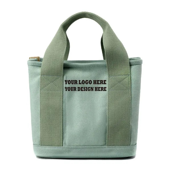 Durable Canvas Tote Bag with Multi-Layered Design