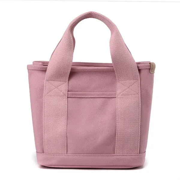 Durable Canvas Tote Bag with Multi-Layered Design