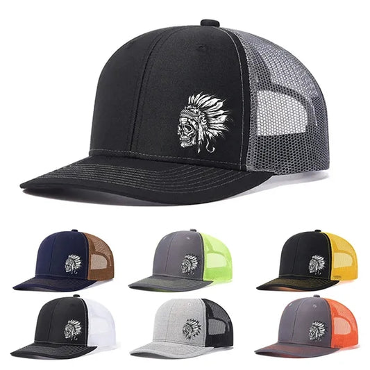 Athlete And Trucker Snapback Cap With A Net