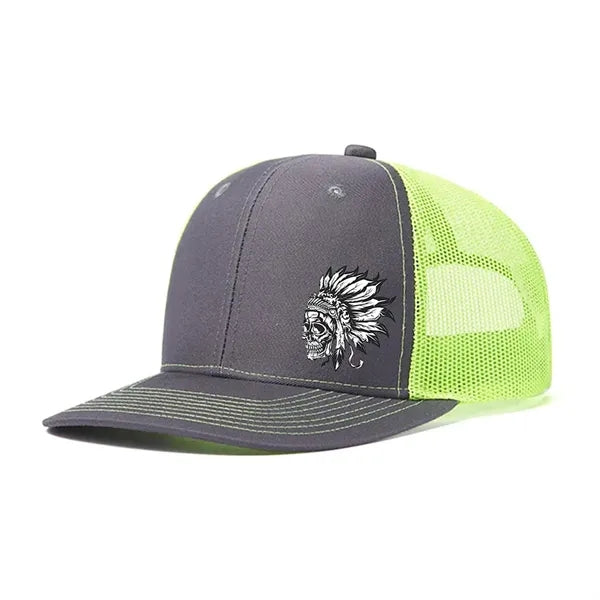 Athlete And Trucker Snapback Cap With A Net