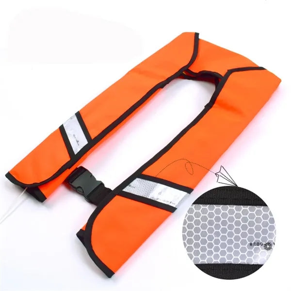 Reflective Striped Inflatable Life Jacket