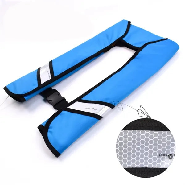 Reflective Striped Inflatable Life Jacket
