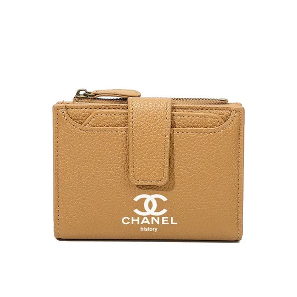 Compact Wallet and Card Holder for Women with Zipper Coin Po
