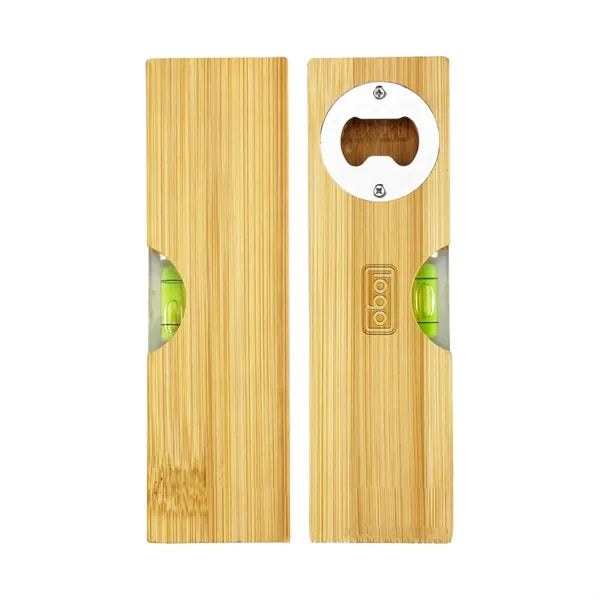 Bamboo Spirit Level Bottle Opener