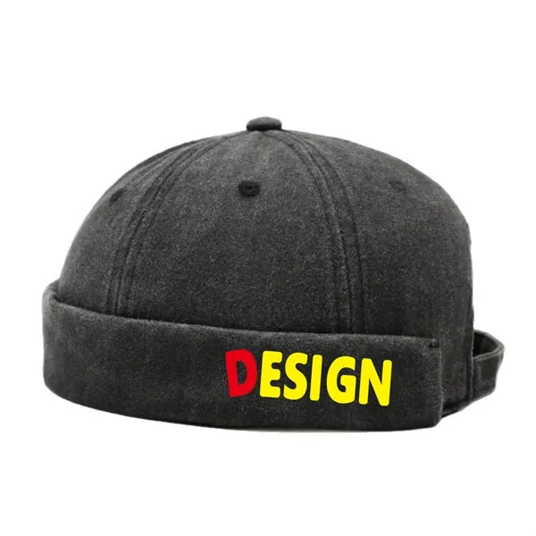 Soft-Top Washed Cotton Gourd Cap
