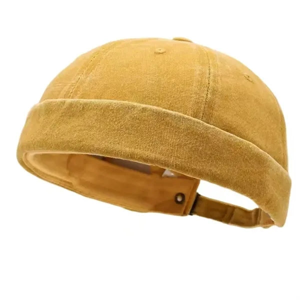 Soft-Top Washed Cotton Gourd Cap