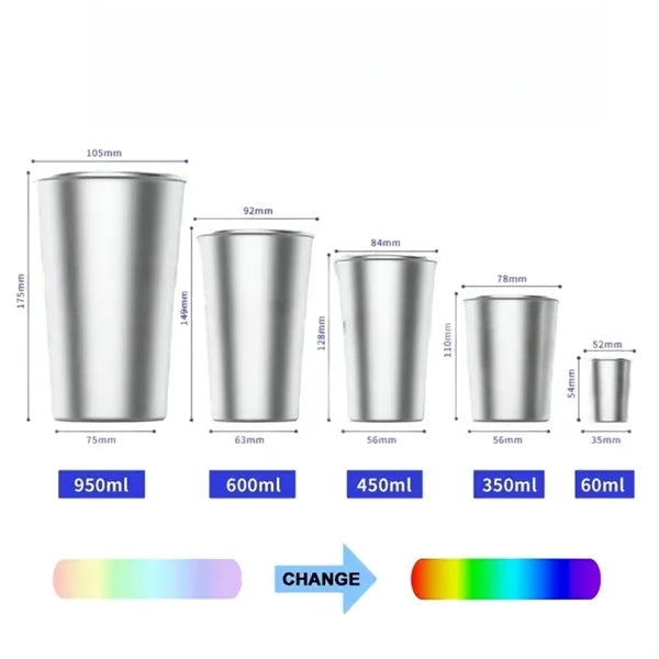 Color-Changing Aluminum Cup