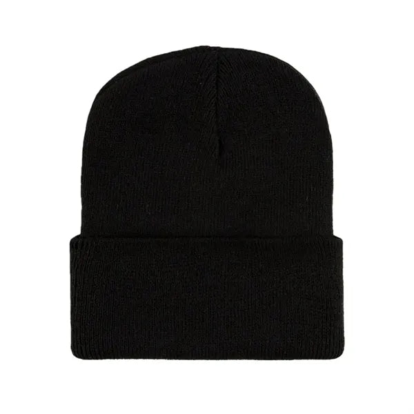 Embroidered Knit Beanie Hat