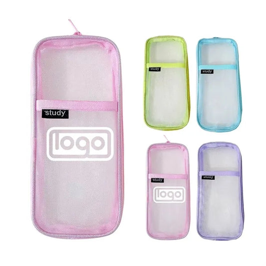Simple Transparent Mesh Pen Bag