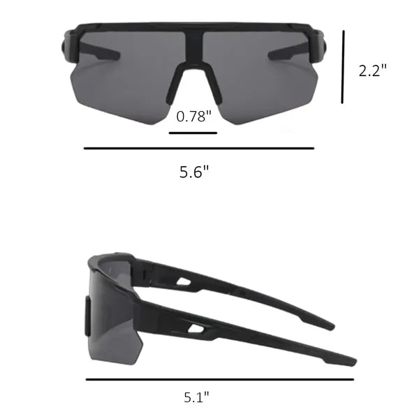 Unisex Polarized Sports Glasses Ski Goggles Snow Sunglasses