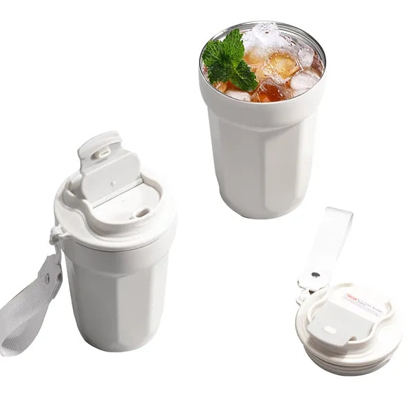 16 oz Stainless Steel Insulated Portable Coffee Mug with Car