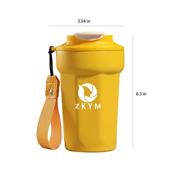 16 oz Stainless Steel Insulated Portable Coffee Mug with Car