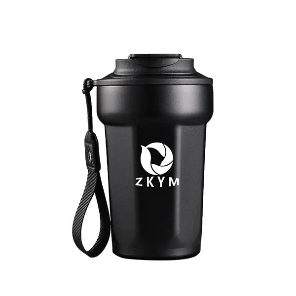 16 oz Stainless Steel Insulated Portable Coffee Mug with Car