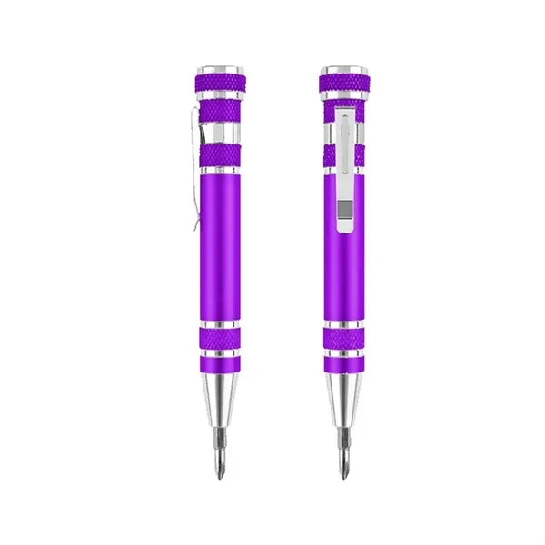 8 IN 1 Pocket Pal Aluminum Tool Pen