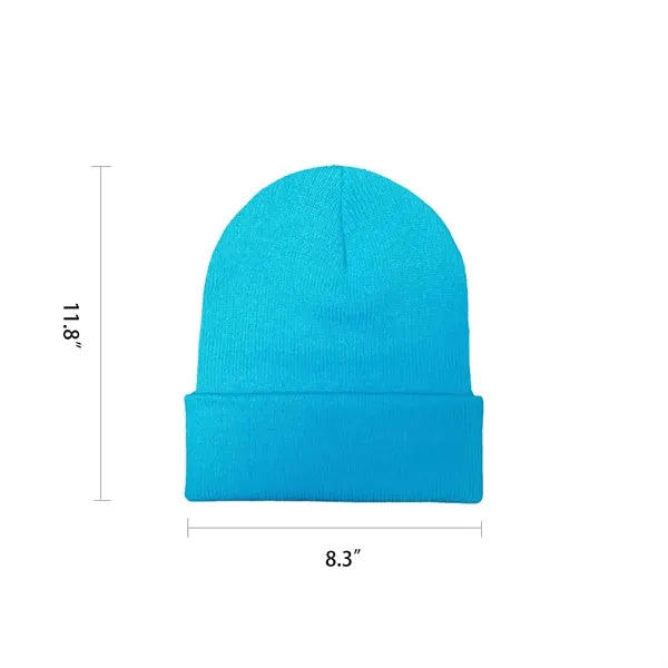 Acrylic Knit Beanie Winter Warm Headwear