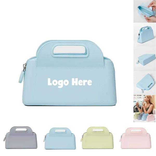 Silicone Tote Cosmetic Bag