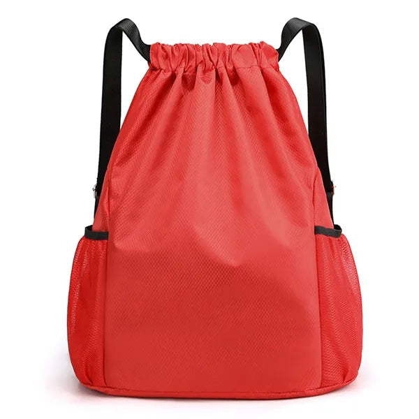 Classic Polyester Drawstring Sports Backpack