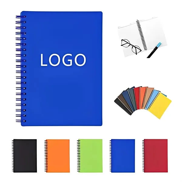 A5 Vintage-Style Thick Coil Notebook