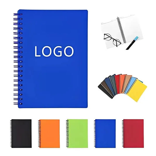 A5 Vintage-Style Thick Coil Notebook