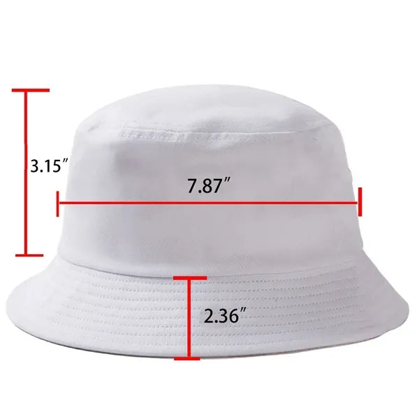 Screen Printed Cotton Bucket Hat