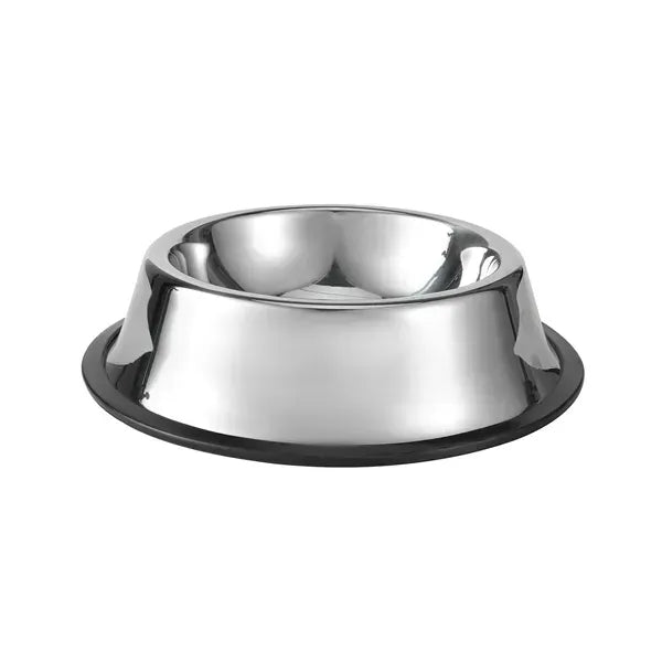 Stainless Steel Dog Bowls With Rubber Base