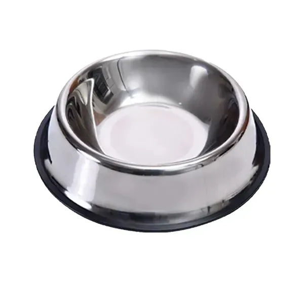 Stainless Steel Dog Bowls With Rubber Base