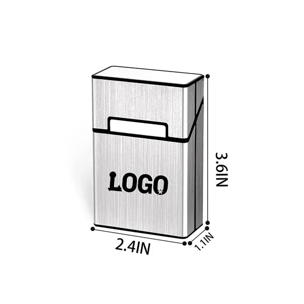 Slim Brushed Aluminum Tobacco Holder
