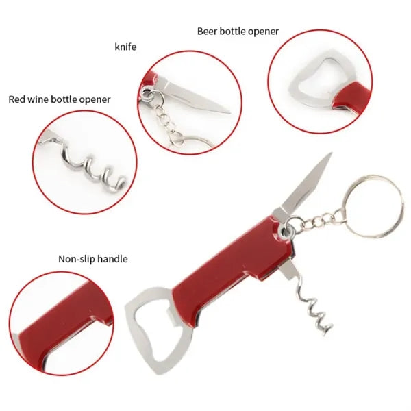 Wine Bottle Opener Keychain