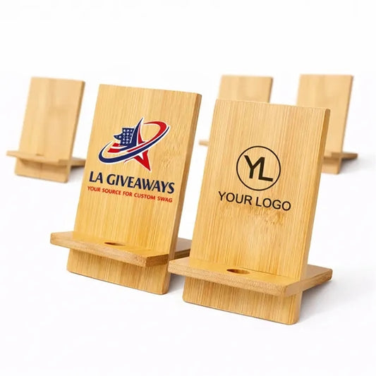 Bamboo Wooden Mobile Cell Phone Stand Desktop