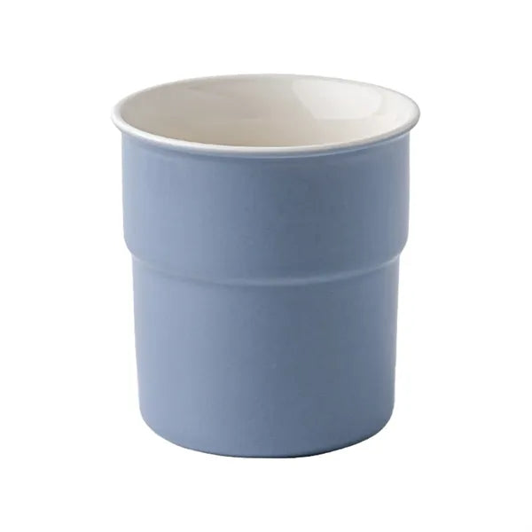 230ml Matte Blue Ceramic Handheld Coffee Cup