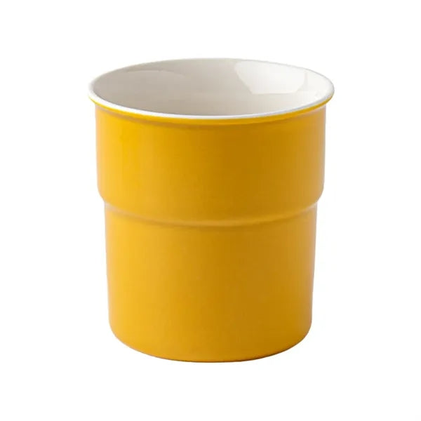 230ml Matte Blue Ceramic Handheld Coffee Cup