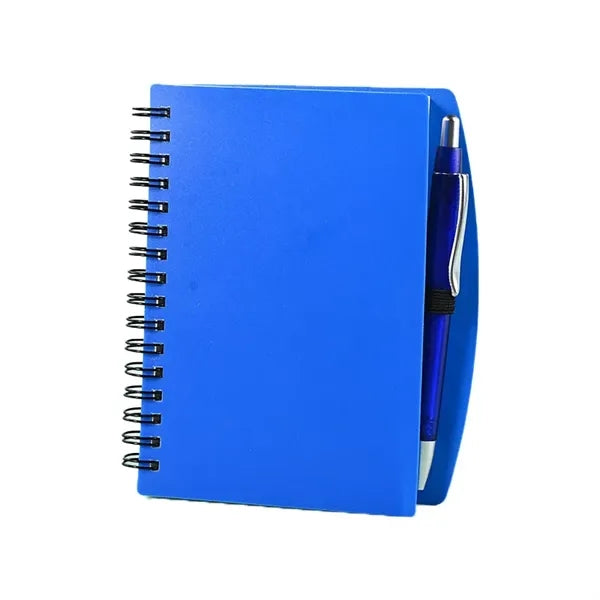 Spiral Notebook with Pen Memo Pad for School Office Travel