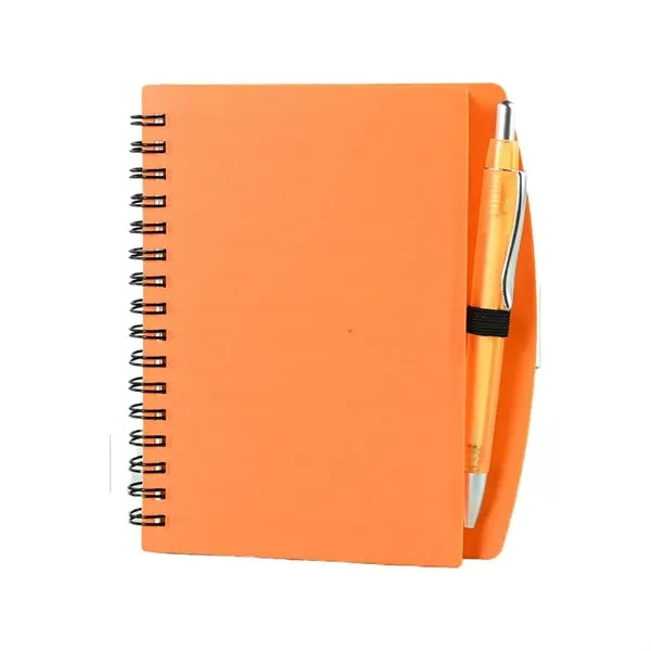 Spiral Notebook with Pen Memo Pad for School Office Travel
