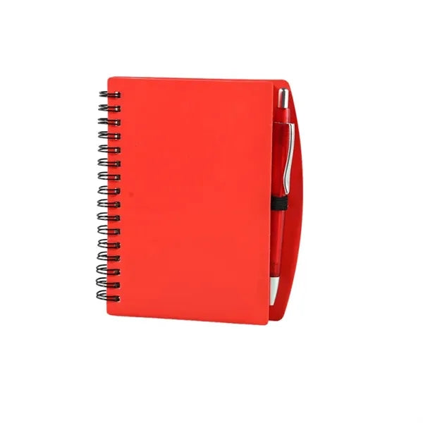 Spiral Notebook with Pen Memo Pad for School Office Travel
