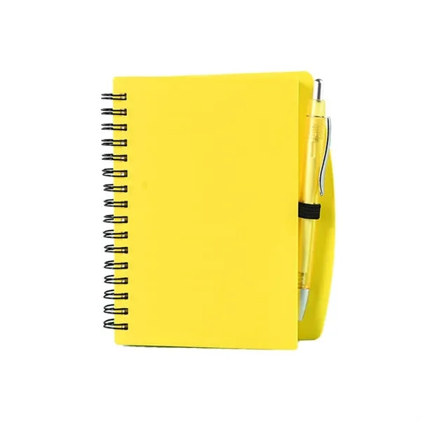 Spiral Notebook with Pen Memo Pad for School Office Travel