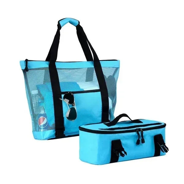 Meash Beach Tote with Insluated Cooler
