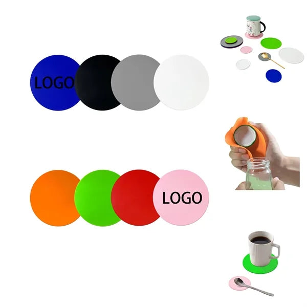 Multi Function Silicone Bottle Can Opener Coaster