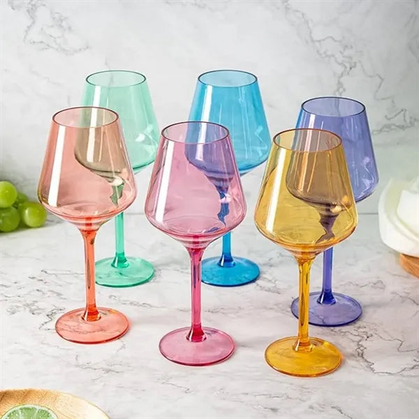 16oz Outdoor Shatterproof Plastic Wine Glasses