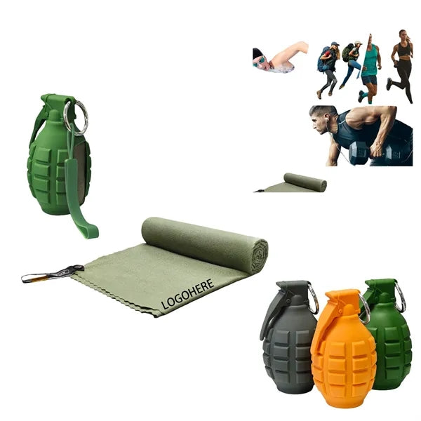 Grenade-shaped Sports Cooling Towel