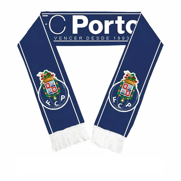 Premium Custom Silk-like Football Fan Scarf W/Tassel
