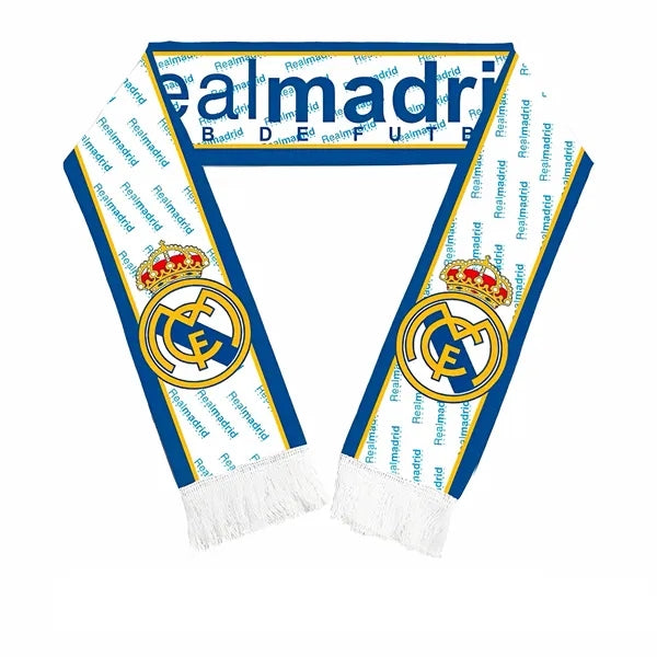 Premium Custom Silk-like Football Fan Scarf W/Tassel
