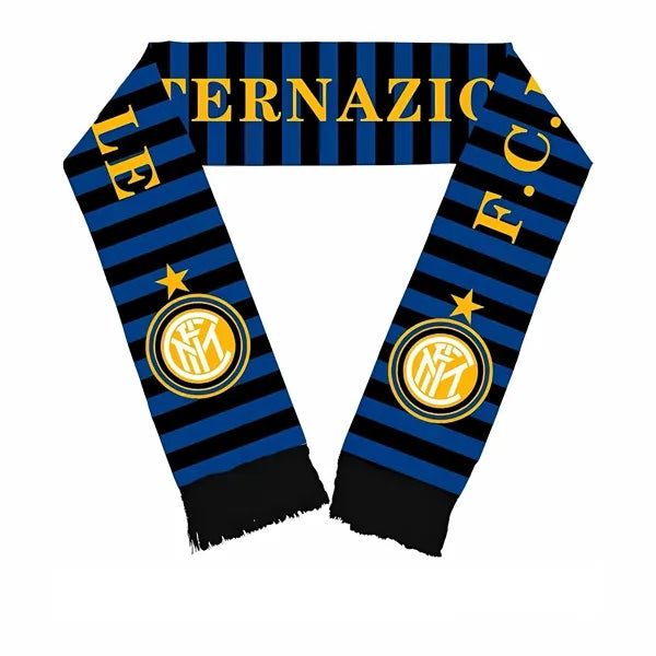 Premium Custom Silk-like Football Fan Scarf W/Tassel