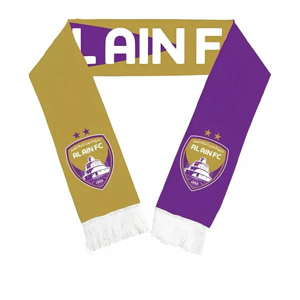 Premium Custom Silk-like Football Fan Scarf W/Tassel