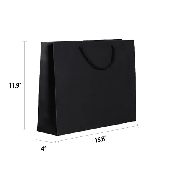 Black Cardboard Gift Packaging Handheld